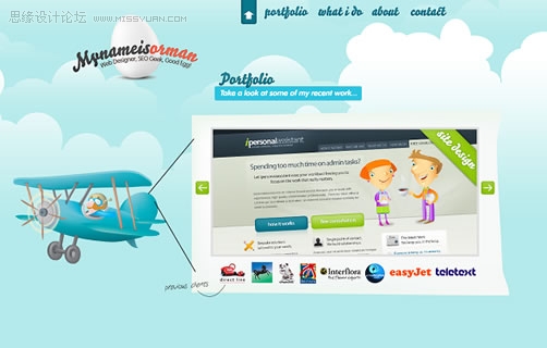2009年网页设计潮流欣赏(大图片,大标题风格),PS教程,图老师教程网