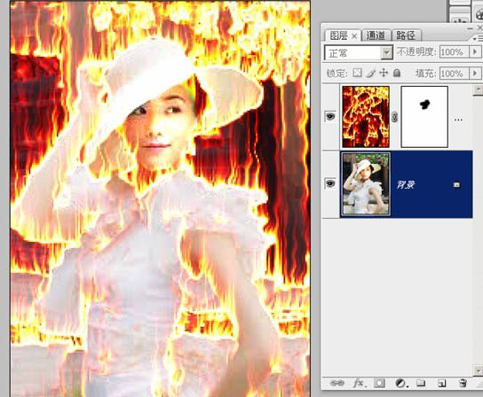 Photoshop打造超酷的人像燃烧效果,PS教程,图老师教程网