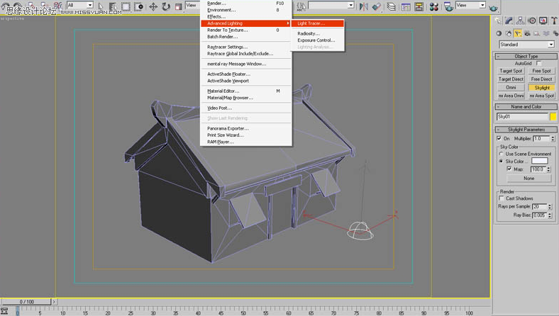 3DSMAX实例教程：制作游戏场景烘焙贴图,PS教程,图老师教程网