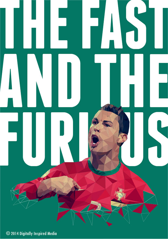 2014世界杯顶级球星海报设计欣赏,PS教程,图老师教程网