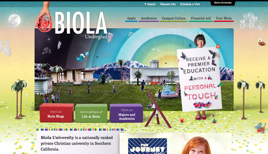 30个色彩运用绝妙的网站设计欣赏,PS教程,图老师教程网
