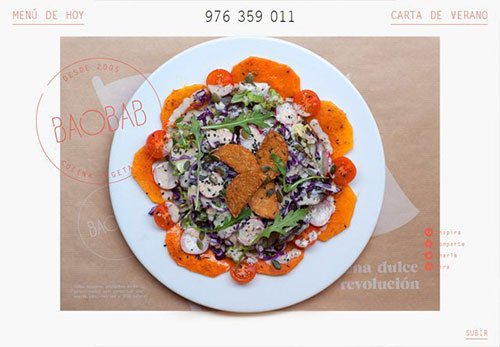 以美食和餐饮为主题的欧美网站设计欣赏,PS教程,图老师教程网