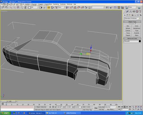 3DMAX实例教程：教你如何作汽车建模,PS教程,图老师教程网