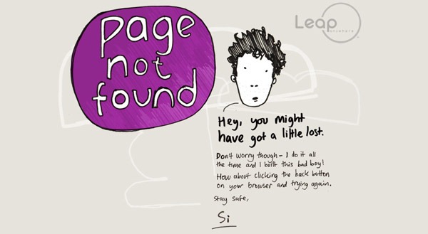 让人惊叹的的创意404错误页面设计欣赏,PS教程,图老师教程网