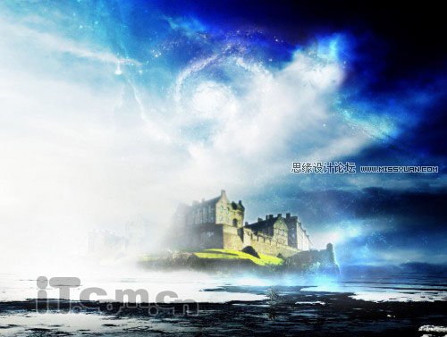 Photoshop打造一座神秘的海上城堡,PS教程,图老师教程网