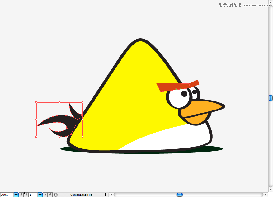 Illustrator绘制疯狂的小鸟恶搞场景,PS教程,图老师教程网