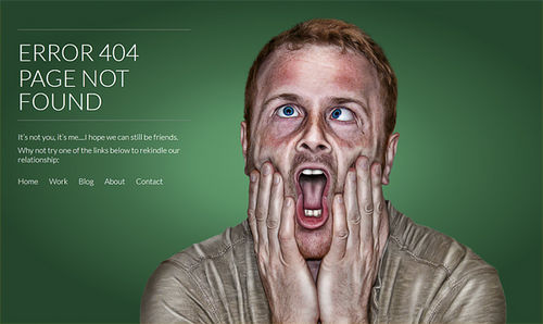 18个富有创意网页404设计欣赏,PS教程,图老师教程网