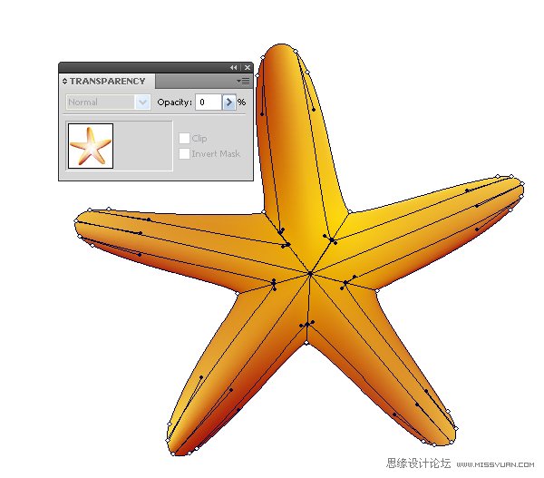 Illustrator绘制立体真实的海星教程,PS教程,图老师教程网