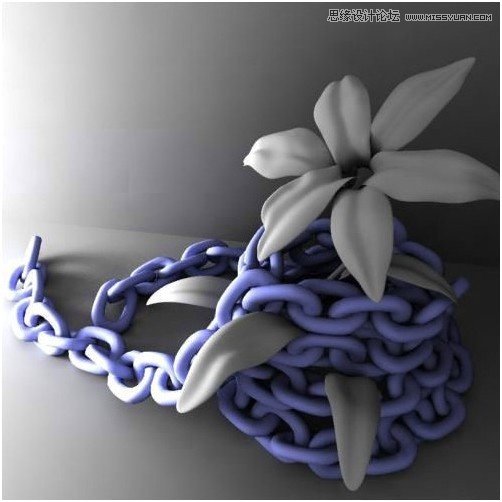 3DsMax制作“被束缚的花儿”实例教程,PS教程,图老师教程网