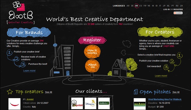 精选35款创意黑色网页设计欣赏,PS教程,图老师教程网