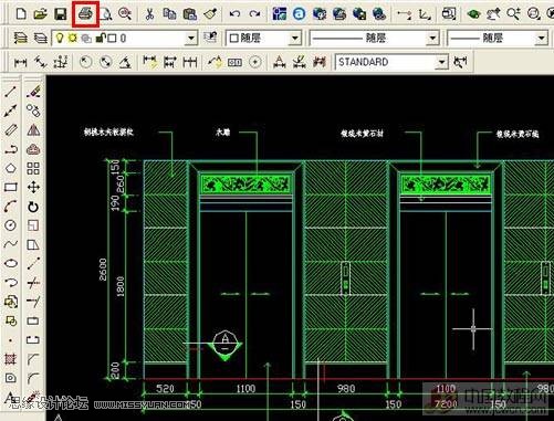 CAD技巧教程：将CAD图形输出为JPG图片,PS教程,图老师教程网