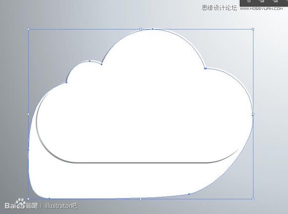 Illustrator绘制立体效果的白云云彩,PS教程,图老师教程网