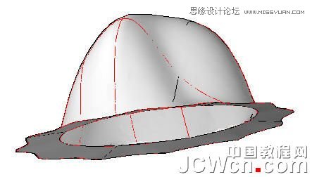 AutoCAD 2011教程：用曲面命令制作帽子,PS教程,图老师教程网