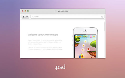 36个国外漂亮的浏览器PSD模型素材,PS教程,图老师教程网