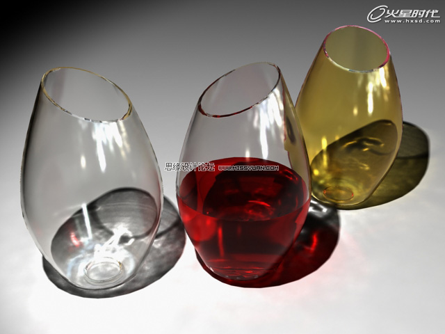 3ds Max和V-Ray制作逼真的玻璃酒杯,PS教程,图老师教程网