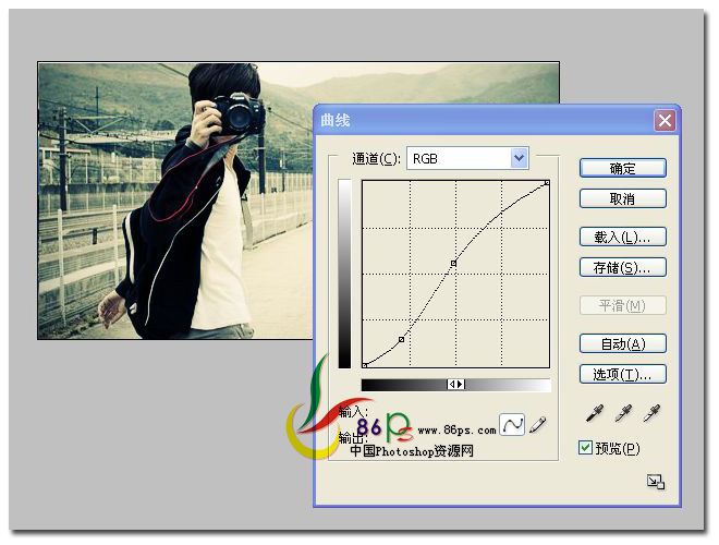 Photoshop简单三步调出帅哥照片复古色,PS教程,图老师教程网