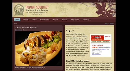 40个国外美味餐厅网站欣赏,PS教程,图老师教程网