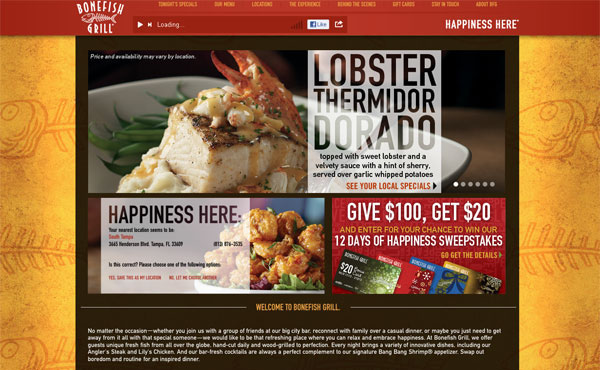 31个美食餐饮类创意网站设计欣赏,PS教程,图老师教程网