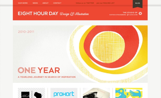 漂亮的红色系网站设计欣赏,PS教程,图老师教程网