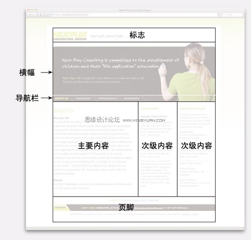 设计黑板样式网页横幅,PS教程,图老师教程网