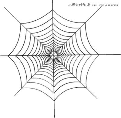 Flash基础教程：绘制逼真的蜘蛛网效果图,PS教程,图老师教程网