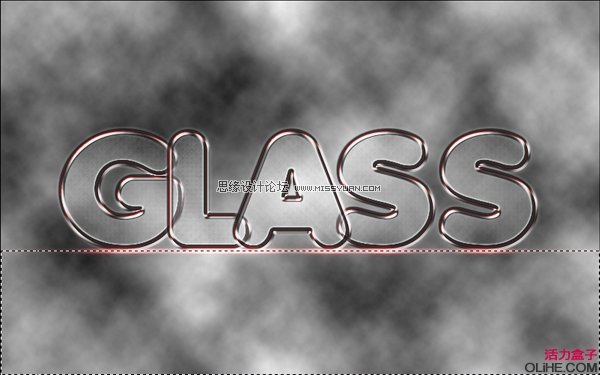 Photoshop创建一个俏皮的玻璃文字效果,PS教程,图老师教程网