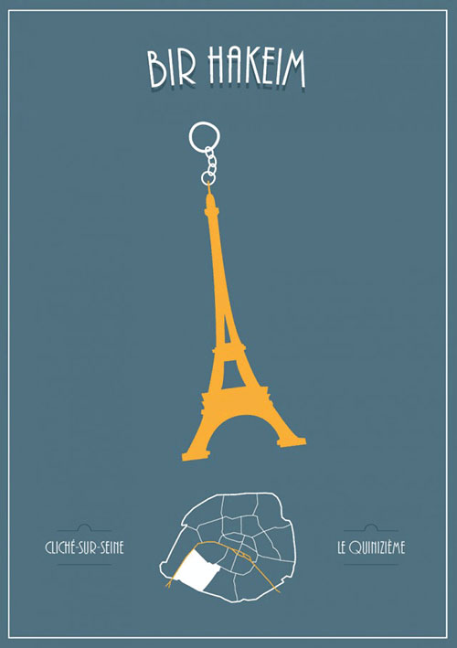 21张简约的巴黎Cliches海报设计欣赏,PS教程,图老师教程网