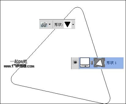 Photoshop设计三角形RSS订阅图标,PS教程,图老师教程网
