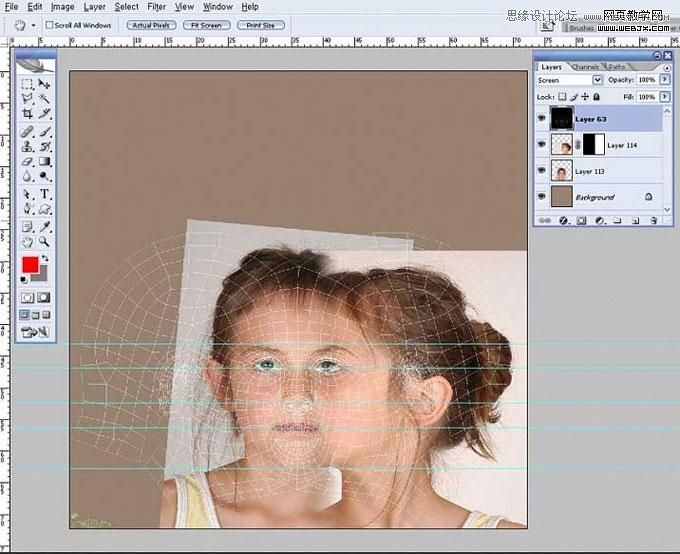 3DMAX建模教程：制作忧愁的Petra女孩,PS教程,图老师教程网