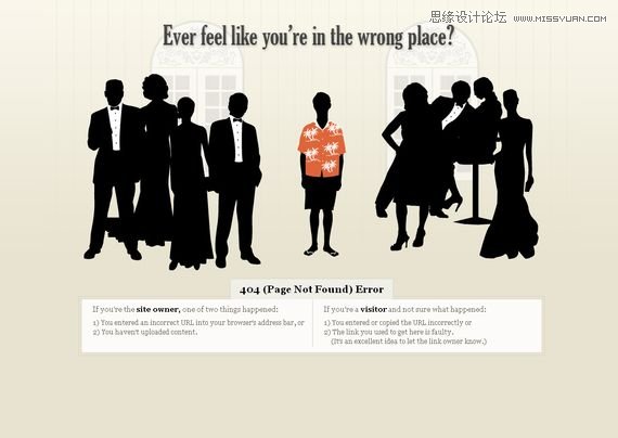 30个创意十足的404页面设计欣赏,PS教程,图老师教程网