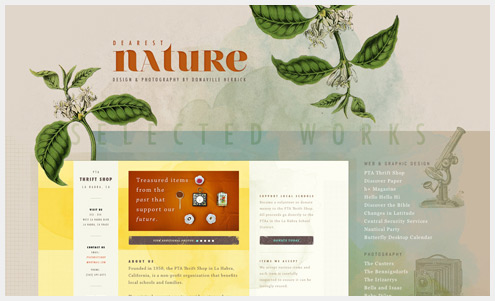 20张华丽的偏重设计的网页创意设计欣赏,PS教程,图老师教程网