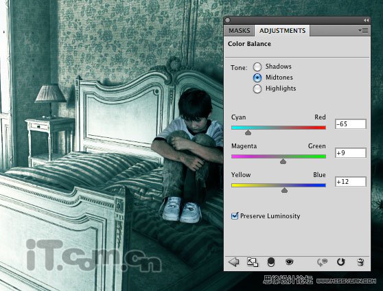 Photoshop合成一个幽灵飞舞的恐怖房间,PS教程,图老师教程网