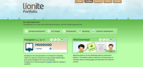 20款国外绿色风格的优秀网页设计欣赏,PS教程,图老师教程网
