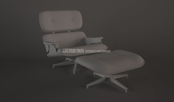 3dsMax制作埃姆斯时尚休闲椅的座位,PS教程,图老师教程网