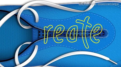 Illustrator绘制蓝色逼真的运动鞋教程,PS教程,图老师教程网