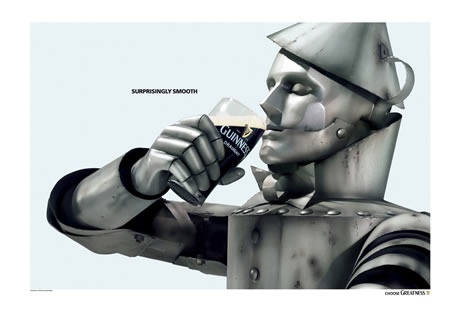 健力士黑啤悠久的广告精品设计作品,PS教程,图老师教程网