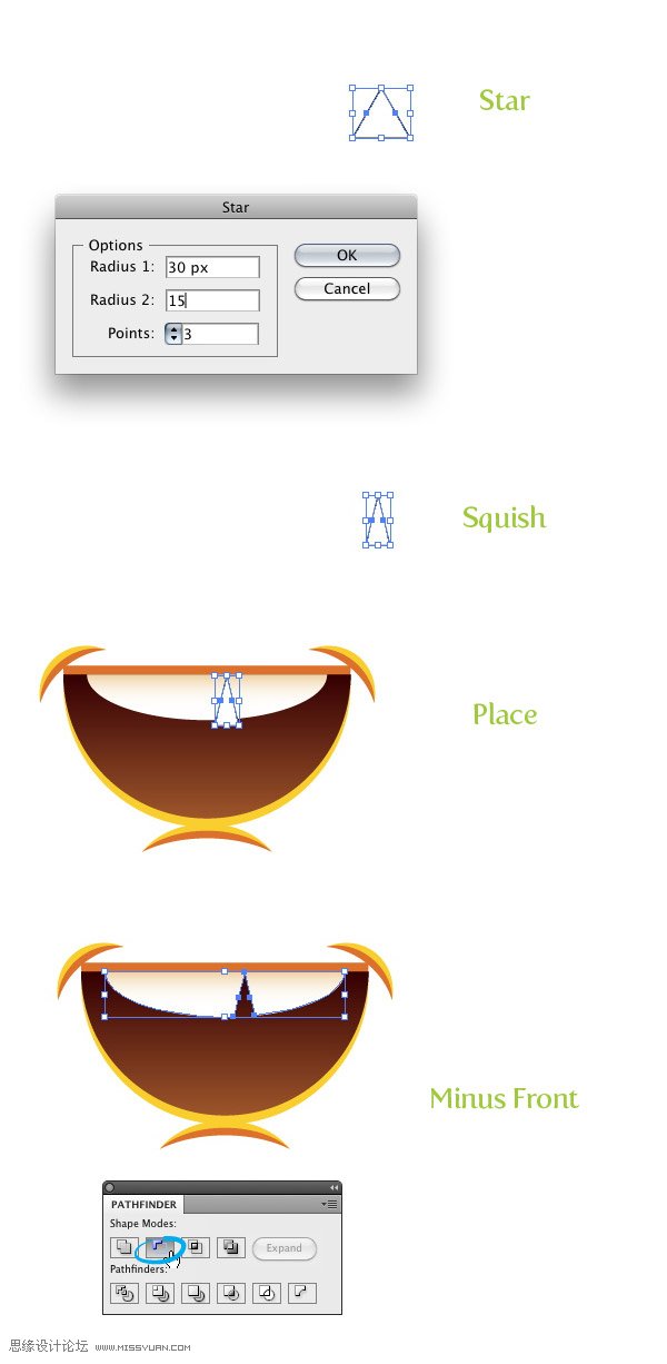 Illustrator绘制快乐微笑的矢量太阳,PS教程,图老师教程网