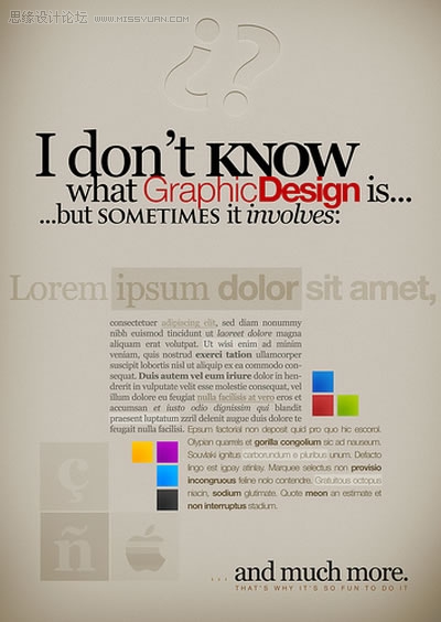 色彩艳丽的一组海报设计欣赏,PS教程,图老师教程网