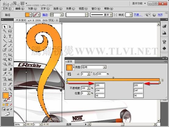Illustrator CS5新功能：实例解析描边调板工具,PS教程,图老师教程网