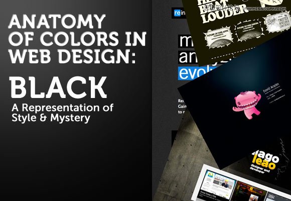 详细解析网页设计色彩剖析之深邃黑,PS教程,图老师教程网