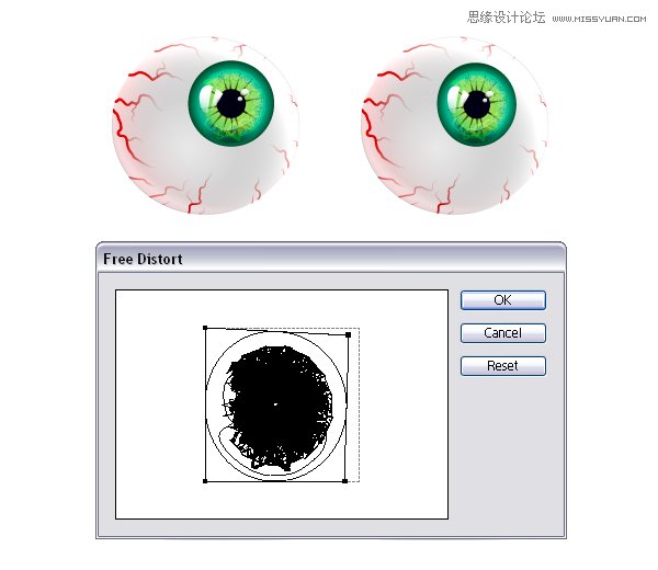 Illustrator制作万圣节带血丝的恐怖眼球,PS教程,图老师教程网