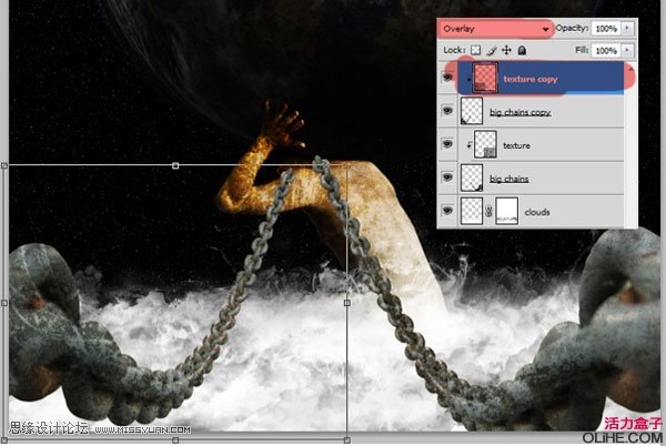 Photoshop合成教程：设计超酷的希腊神话场景,PS教程,图老师教程网
