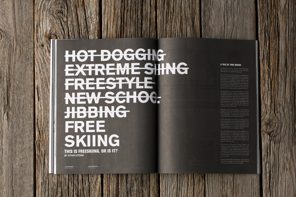 Newschoolers滑雪杂志版面设计欣赏,PS教程,图老师教程网