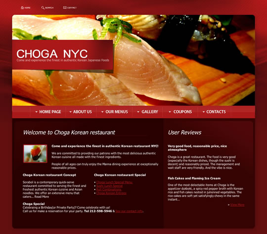 40个国外美味餐厅网站欣赏,PS教程,图老师教程网