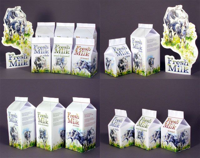 70款创意牛奶包装设计欣赏,PS教程,图老师教程网