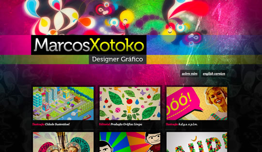 色彩丰富的网页设计欣赏,PS教程,图老师教程网