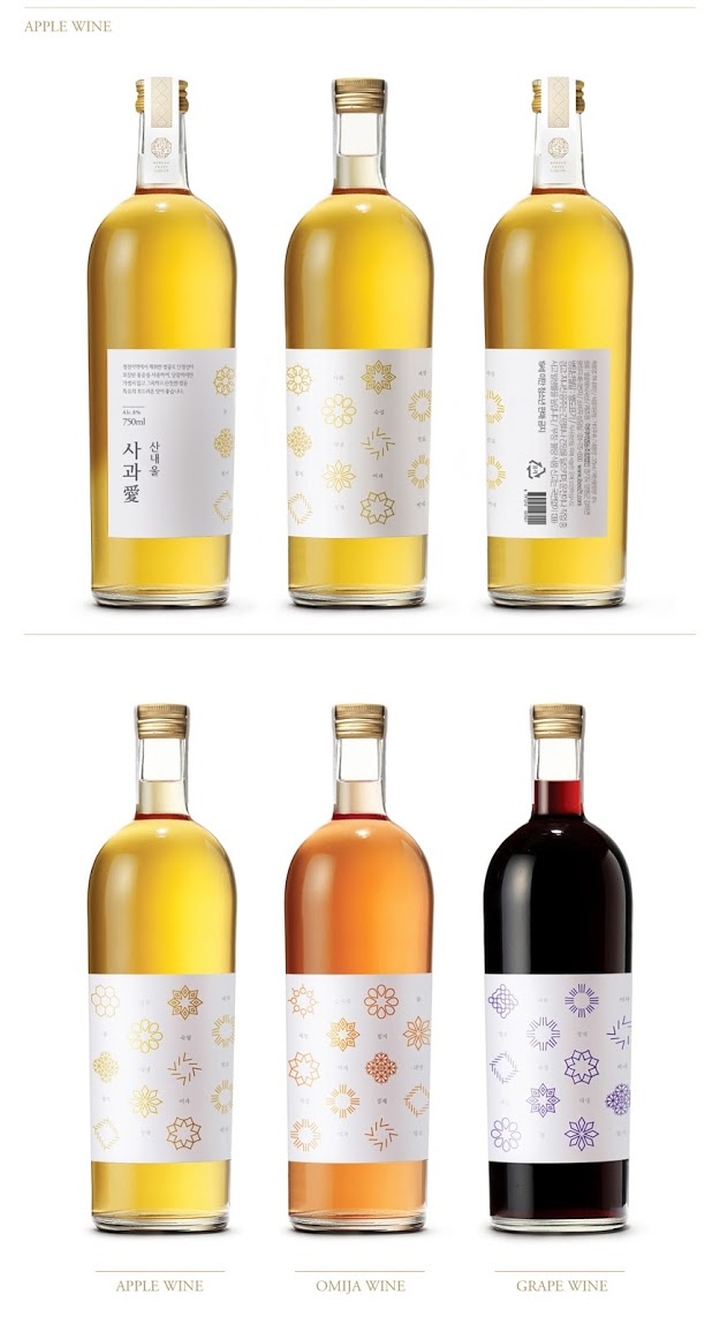 高档韩国米酒和红酒包装设计欣赏,PS教程,图老师教程网