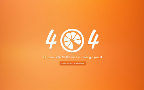 18个富有创意网页404设计欣赏,PS教程,图老师教程网