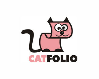 50款猫为题材的企业LOGO设计欣赏,PS教程,图老师教程网