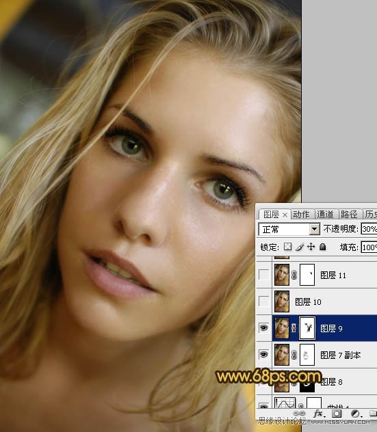 Photoshop美容教程：实用的保留细节磨皮法,PS教程,图老师教程网